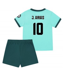 Günstige Wolves Jhon Arias #10 Auswärts Trikotsatzt Kinder 2025-26 Kurzarm (+ Kurze Hosen)